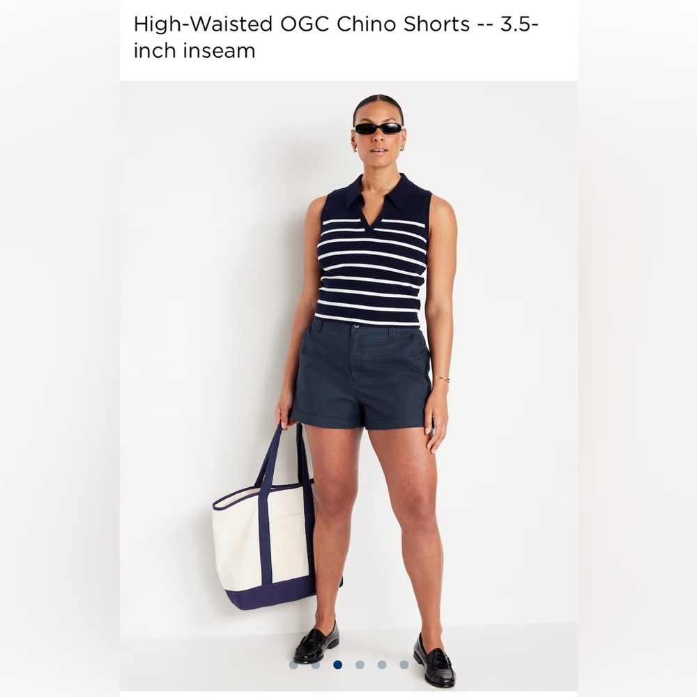 Old Navy 4X High-Waisted OGC Chino Shorts -- 3.5-inch inseam